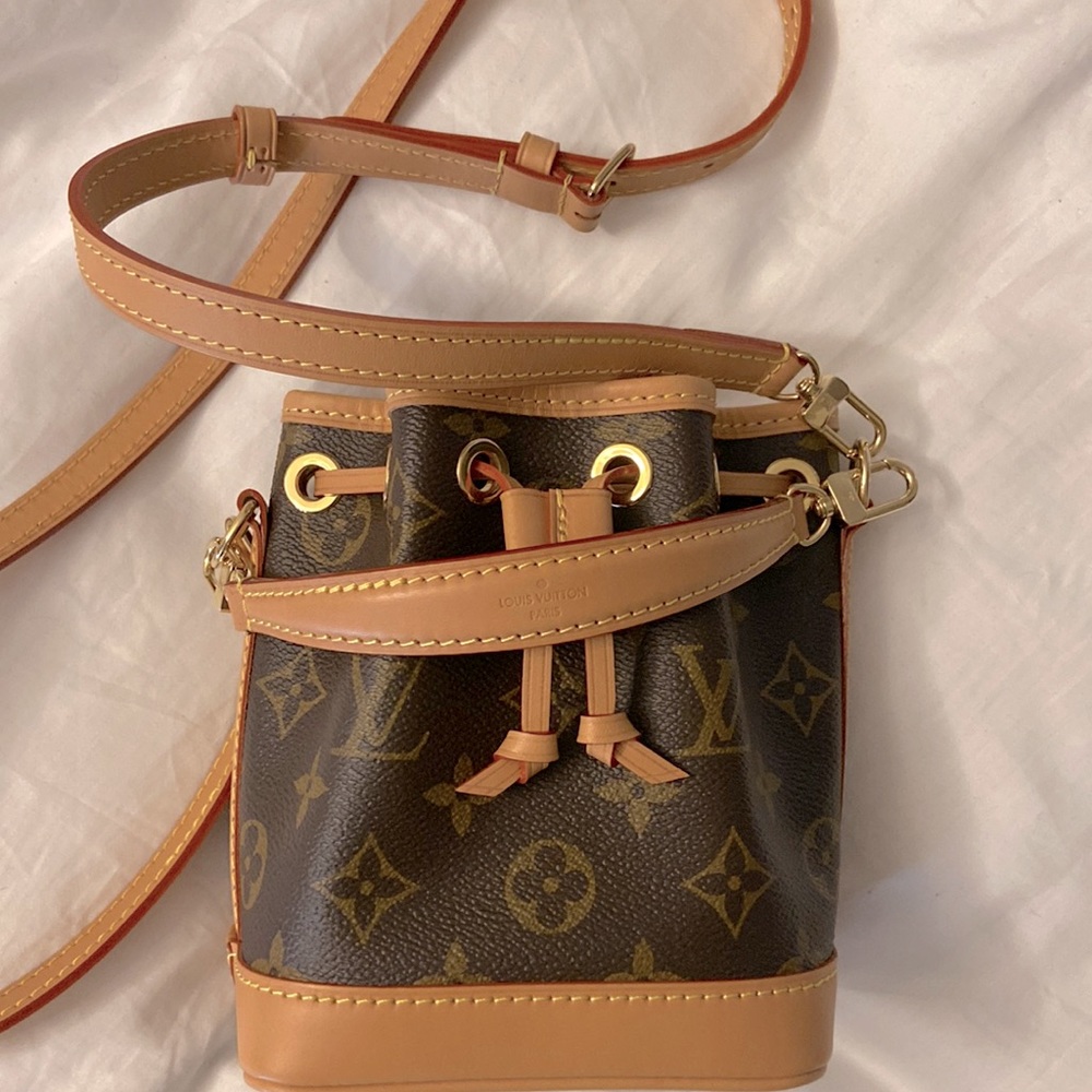 Authentic Louis Vuitton Nano Noe, dust bag, box and original store receipt